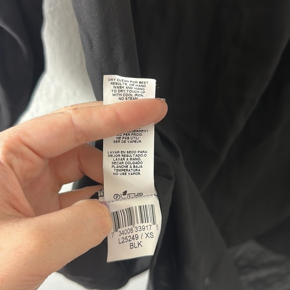 Karen Kane Asymmetrical Crepe Top - Picture 7 of 7